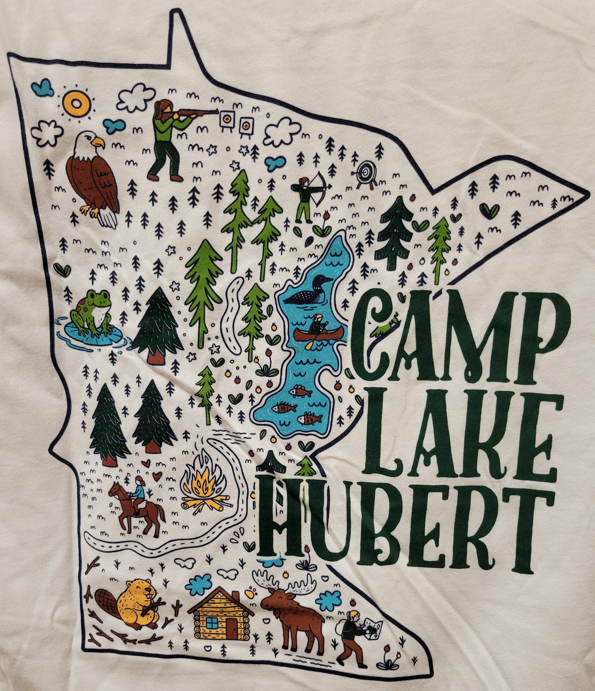 Camp Lake Hubert Minnesota T-Shirt
